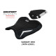 FUNDA DE ASIENTO COMPATIBLE YAMAHA R1 (15-22) MODELO KAGRAN ULTRAGRIP, NEGRO, CON