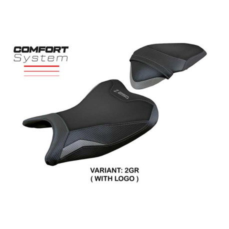 FUNDA DE ASIENTO COMPATIBLE CON KAWASAKI Z 250 (19-20) MODELO ABRANTES