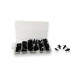 KIT DE RIVETS DE CARÉNAGE 80PCS NYLON