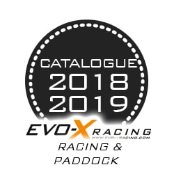 nouveau catalogue Evo X Racing marque Evo x Racing et paddock